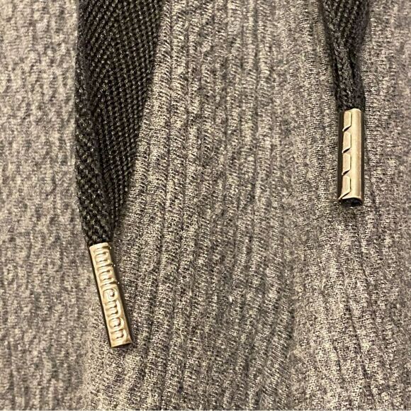 Lululemon Retreat Yourself Heathered Core Dark Grey Cropped Wide Leg Pant Size 4 - Picture 6 of 12